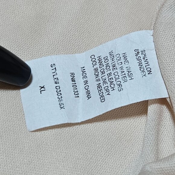 Charlotte Russe White Lace Sleeveless Mini Dress Size XL Cocktail Holiday Party - Picture 8 of 8